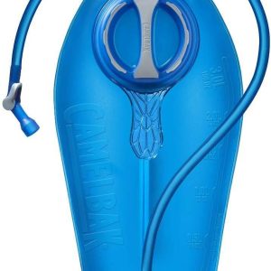 CamelBak Crux 3-Liter Water Reservoir - Hydration Bladder - Faster Water Flow Rate - Leak-Proof Water Bladder - Ergonomic Shape - Big Bite Valve - BPA-Free - 100oz, Blue