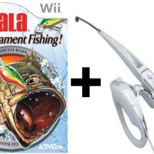 Wii Rapala Tournament Fishing + Fishing Rod Controller [Wii]